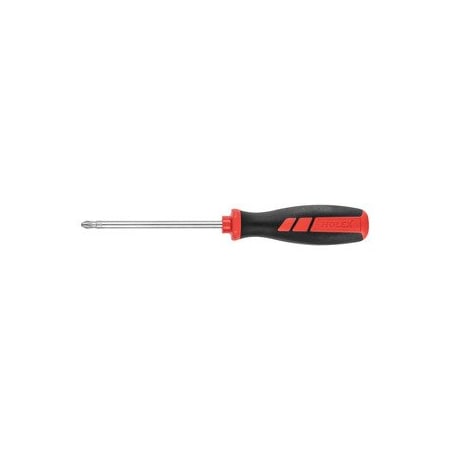 Screwdriver For Phillips, With Power Grip, Cross Head Size: 2